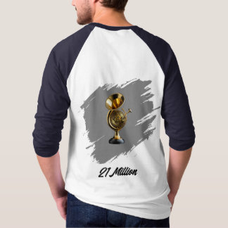 French horn Bitcoin 21 Million T-shirt