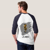 French horn Bitcoin 21 Million T-shirt (Achterkant volledig)