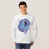 French Horn Deco2 T-shirt (Voorkant volledig)