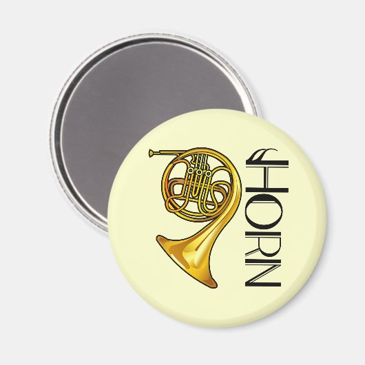 French Horn Magnet (Voorkant / Achterkant)