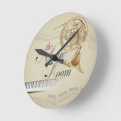 French Horn Music Room Ronde Klok (Hoek)