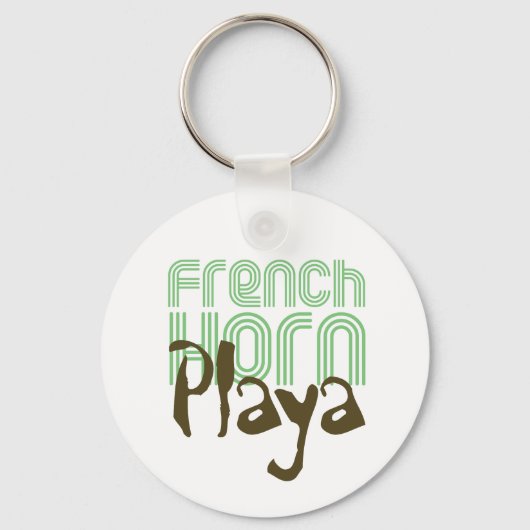 French Horn Playa Sleutelhanger (Voorkant)