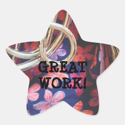 French Horn Reward Sticker (Voorkant)