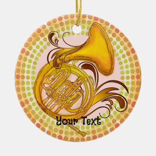 French Horn Rhythm ornament (Voorkant)