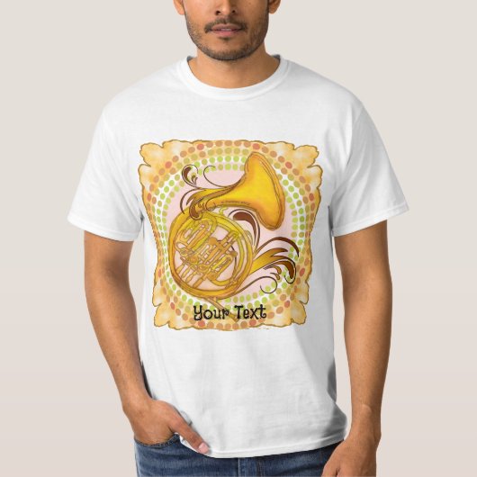 French Horn Ritme t-shirt (Voorkant)