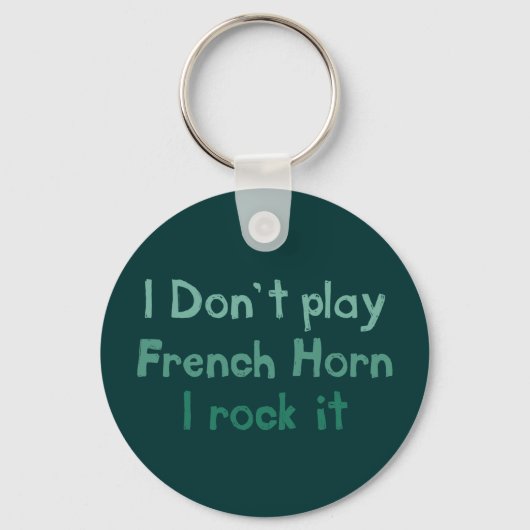 French Horn Rock It Sleutelhanger (Voorkant)