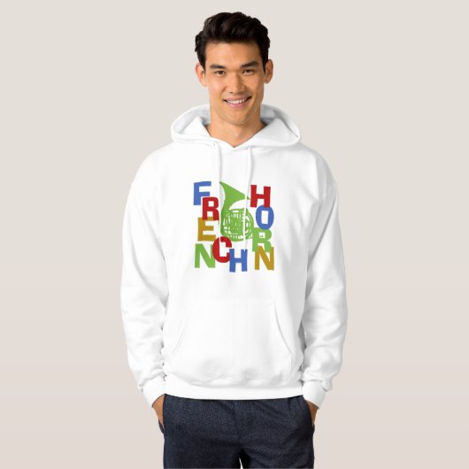 French Horn Scramble Hoodie (Voorkant volledig)