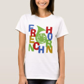 French Horn Scramble T-shirt (Voorkant)