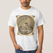 French Horn Swirls  T-shirt (Voorkant)