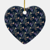 French Horns Art cute French horn designs          Keramisch Ornament (Achterkant)