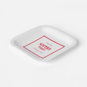 French Kisses & 30th Birthday Wishes Paris Party Papieren Bordje (Gebogen)