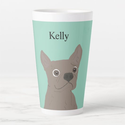 French Kisses Latte Mok (Voorkant)