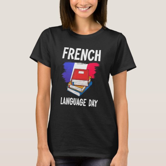 French Language Day United Nations T-shirt (Voorkant)