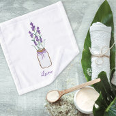 French Lavender Botanical Bad Handdoek