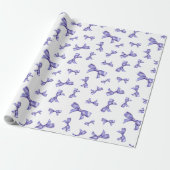 French Lavender Pattern Cadeaupapier (Uitgerold)