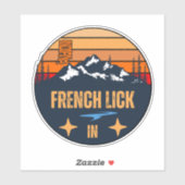 French Lick, Indiana Sticker (Vel)