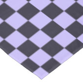 French lilac checkerboard pattern tafelkleed (Gekanteld)