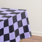 French lilac checkerboard pattern tafelkleed (Voorbeeld)