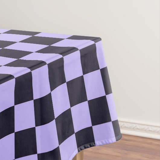 French lilac checkerboard pattern tafelkleed (Voorbeeld)