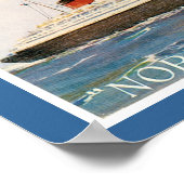 French Line's Normandie Poster (Hoek)