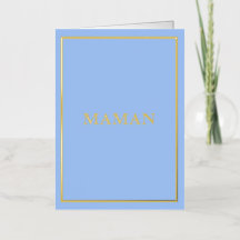 French Macaron Maman Blue