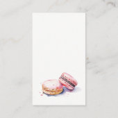 French Macarons Bakery Diaper Raffle Baby shower Informatiekaartje (Achterkant)