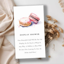 French Macarons Bakery Display Baby shower met dou