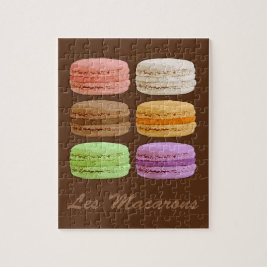 French Macarons - muti-colored pastels Legpuzzel (Verticaal)