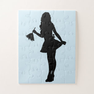 FRENCH MAID JIGSAW PUZZLE EASY LEGPUZZEL