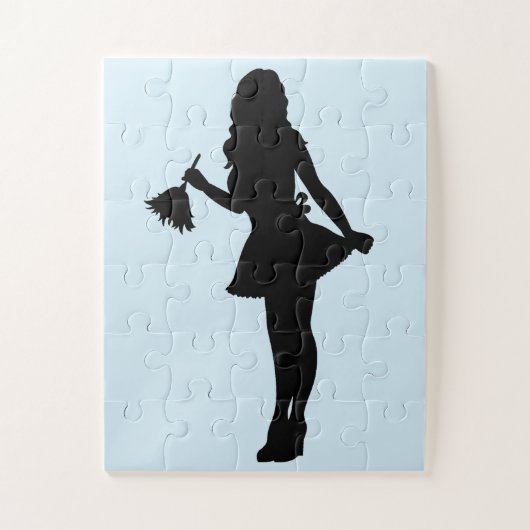 FRENCH MAID JIGSAW PUZZLE EASY LEGPUZZEL (Verticaal)