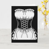 French Maid Shirt Adult Men Women Anime Cosplay Co Kaart (Gele Bloem)