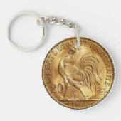 French Marianne Rooster Sleutelhanger (Voorkant)