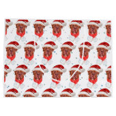 French Mastiff Dog Breed Christmas Groot Cadeauzakje (Achterkant)