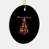 French Mastiff Dogue de Bordeaux Christmas Tree Xm Keramisch Ornament (Rechts)