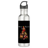 French Mastiff Dogue de Bordeaux Christmas Tree Xm Waterfles (Voorkant)