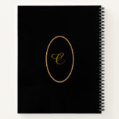 French Menu Spiral Notebook Notitieboek (Achterkant)
