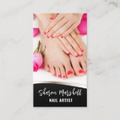 French Nails & Rozen Manicure Pedicure Salon Visitekaartje (Voorkant)