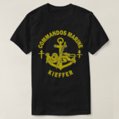 French Navy Special Forces Commandos Marine Kieffe T-shirt (Design voorkant)