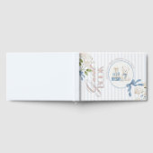 French nursery Coquette Teddy Bear Baby Boy Shower Gastenboek (Volledig)