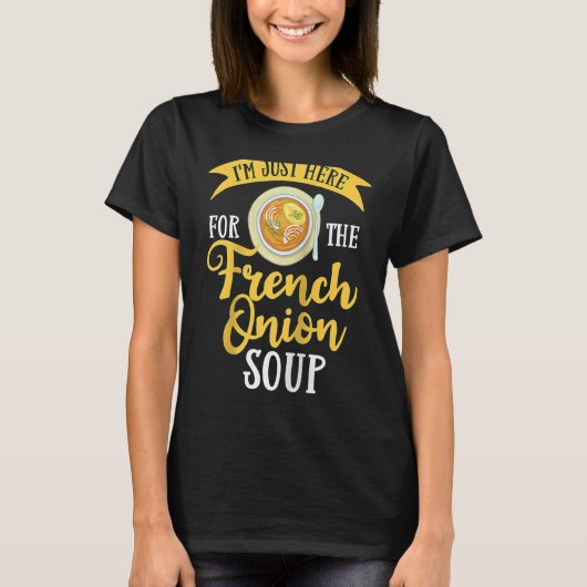French Onion Soup Recipe Mix Bowl Japanese Cheese  T-shirt (Voorkant)