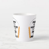 French People Eat Pain For Breakfast Latte Mok (Voorkant)
