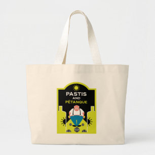 French Pétanque Bocce Grote Tote Bag