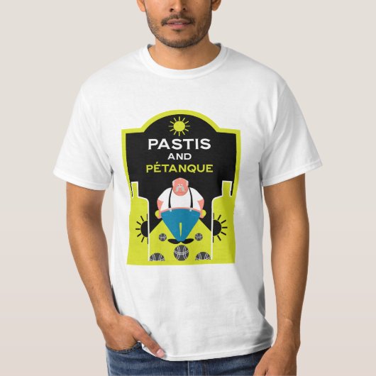 French Pétanque Bocce T-shirt (Voorkant)