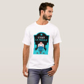French Pétanque Bocce T-shirt (Voorkant volledig)