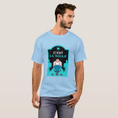 French Pétanque Bocce T-shirt (Voorkant volledig)