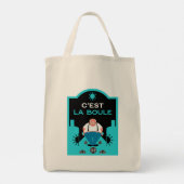 French Pétanque Bocce Tote Bag (Achterkant)