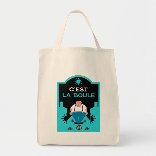 French Pétanque Bocce Tote Bag (Voorkant)