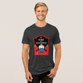 French Pétanque Bocce Tri-Blend Shirt (Voorkant volledig)