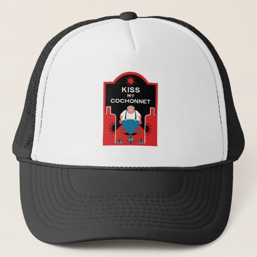 French Pétanque Bocce Trucker Pet (Voorkant)