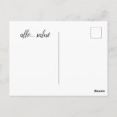 french pineapple briefkaart (Achterkant)